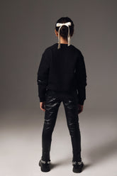 Leather Brushed Pants